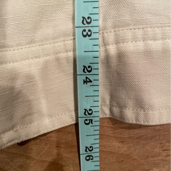 J. Jill Paisley lined linen tencel lyocell jacket Spring Summer Beachy Cotton M - Picture 7 of 7